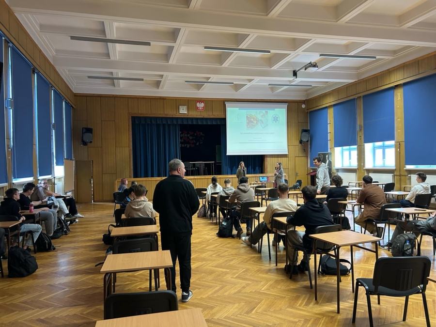 Spotkanie edukacyjne w Zespole Szkół Technicznych